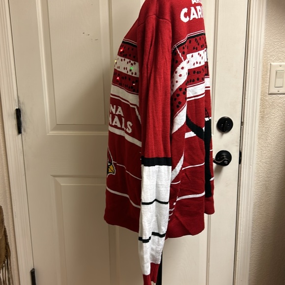 NFL Shop Arizona Cardinals Cardinal Stadium Light Up Sweater Team Appare… - Picture 10 of 11